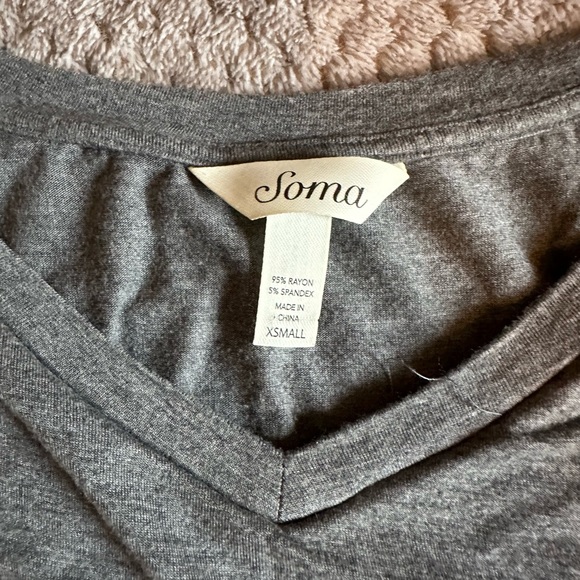 Soma Jersey Knit Tie Front Maxi Dress - Picture 3 of 3